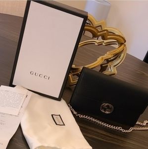 SOLD Gucci Interlocking GG Wallet on Chain